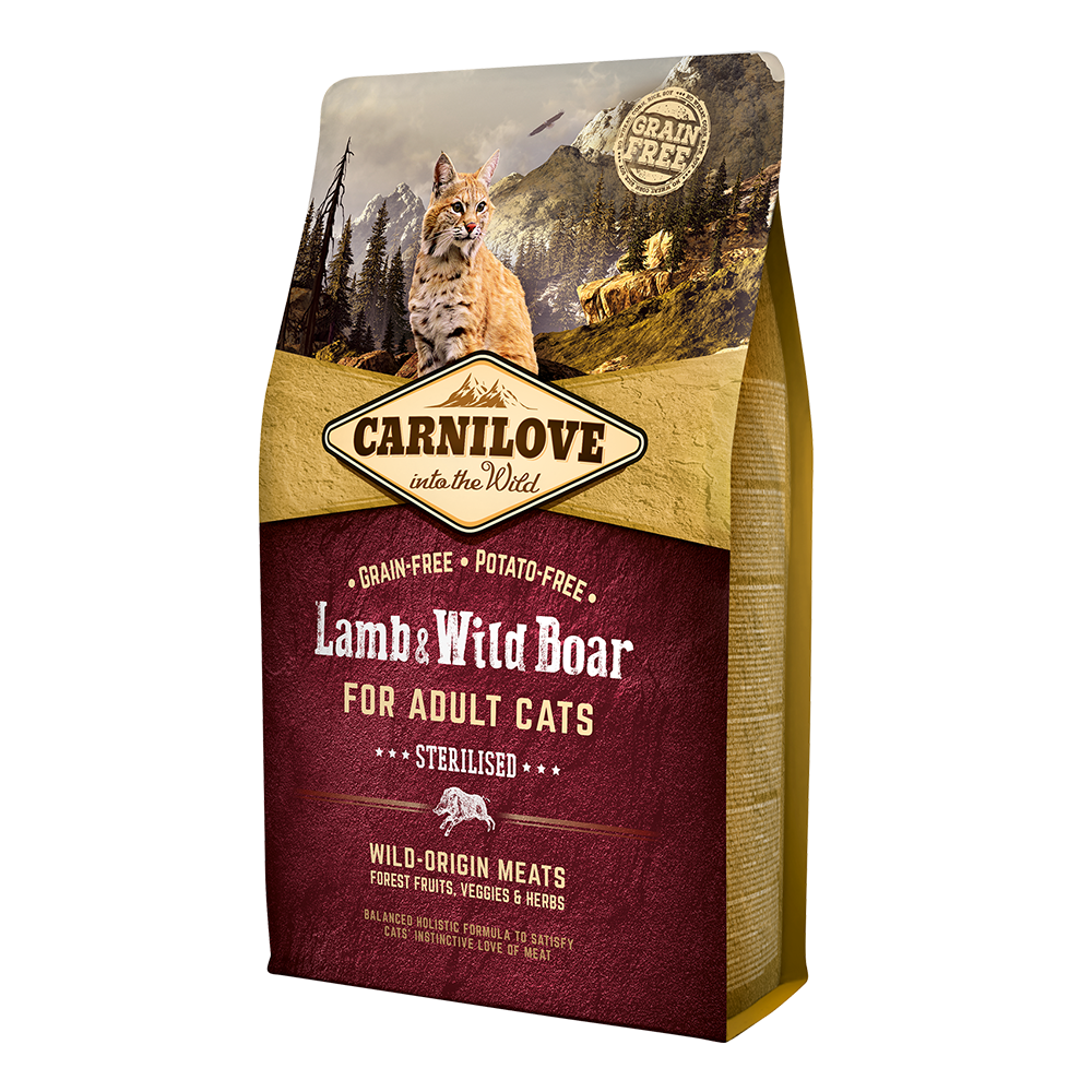 Carnilove Villisika | Kissan kuivaruoka steriloiduille kissoille