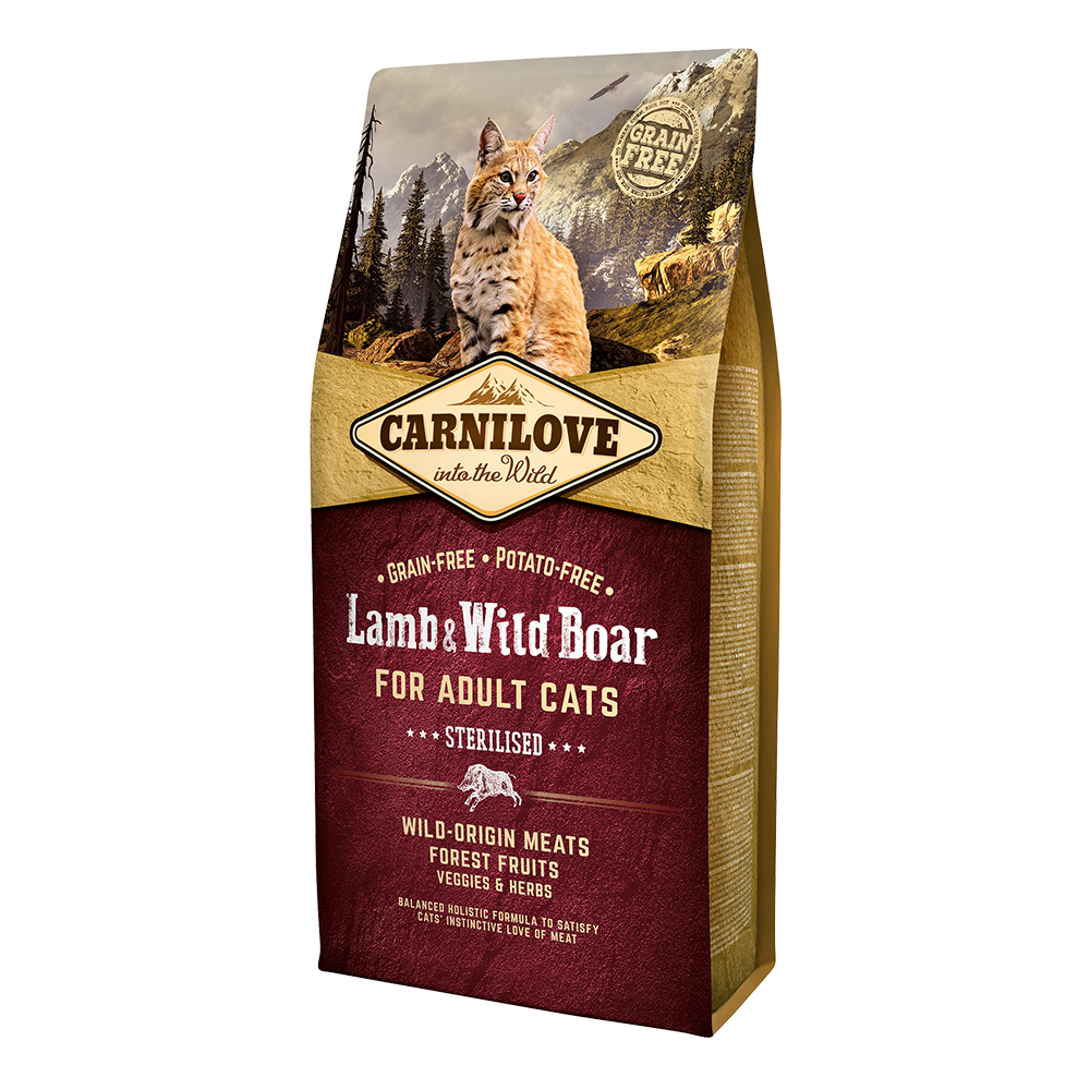 Carnilove Villisika | Kissan kuivaruoka steriloiduille kissoille