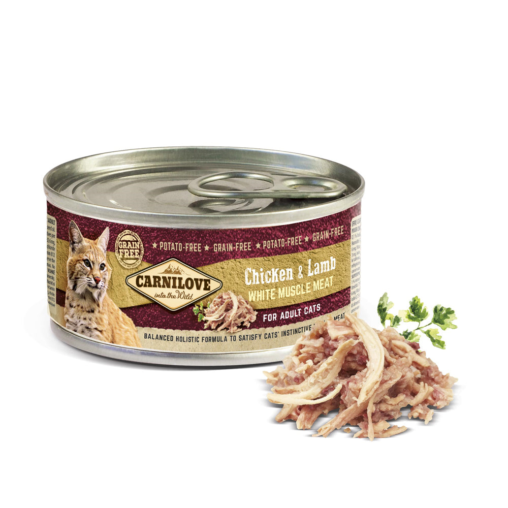 Kissan märkäruoka - Kana & lammas