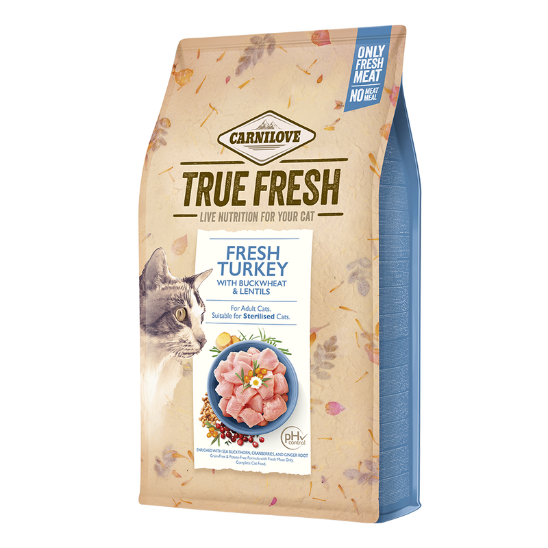 True Fresh Kalkkuna | Kissan kuivaruoka - Steriloidulle