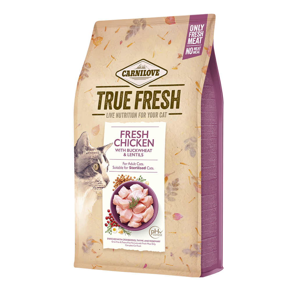 Carnilove I True Fresh Kana | Kissan kuivaruoka - Steriloidulle