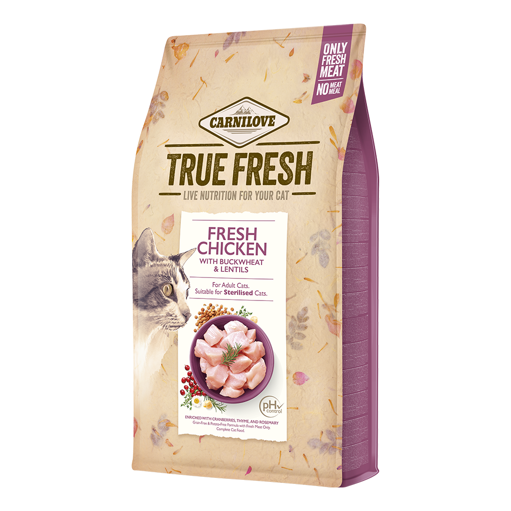 Carnilove I True Fresh Kana | Kissan kuivaruoka - Steriloidulle