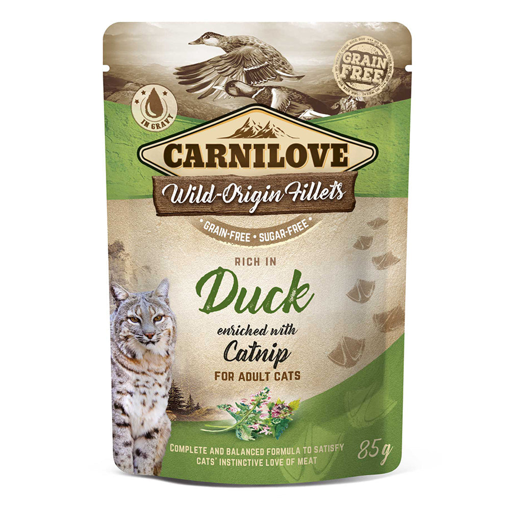 Ankka & kissanminttu | Kissan märkäruoka fileinä kastikkeessa 85 g