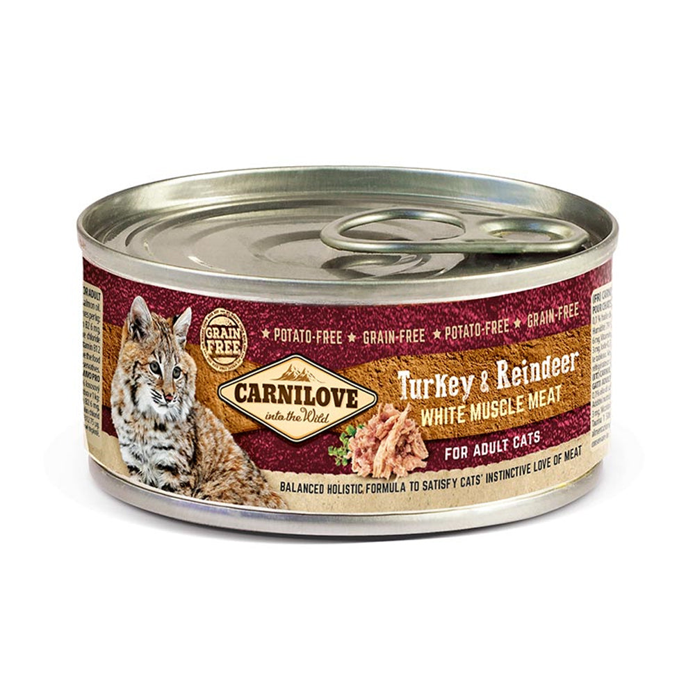 Kissan märkäruoka - Kalkkuna & Poro